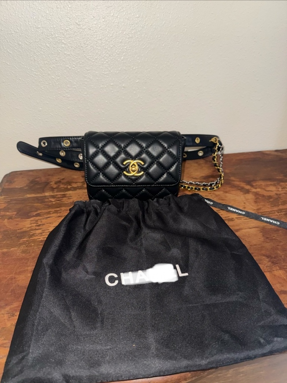 CC two toned belt bag